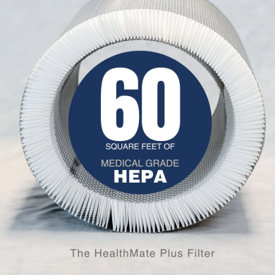 Austin Air HealthMate Plus HM-450 air purifier HEPA filter detail