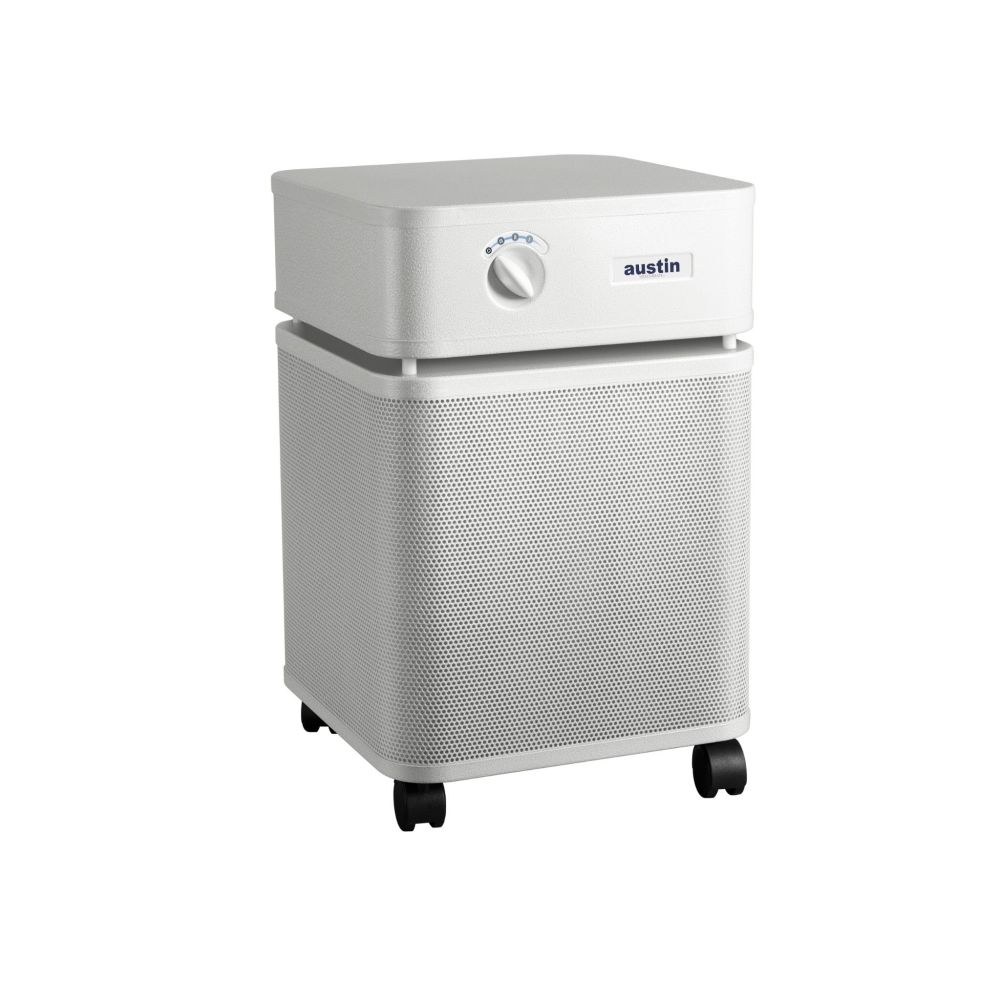 Austin Air HealthMate Plus HM-450 Sandstone air purifier right side view