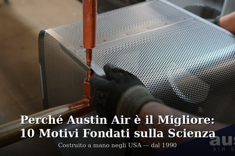 Perché i Purificatori d'Aria Austin Air sono i Migliori: 10 Motivi Fondati sulla Scienza